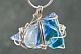 Silver & Fused Glass Pendant
